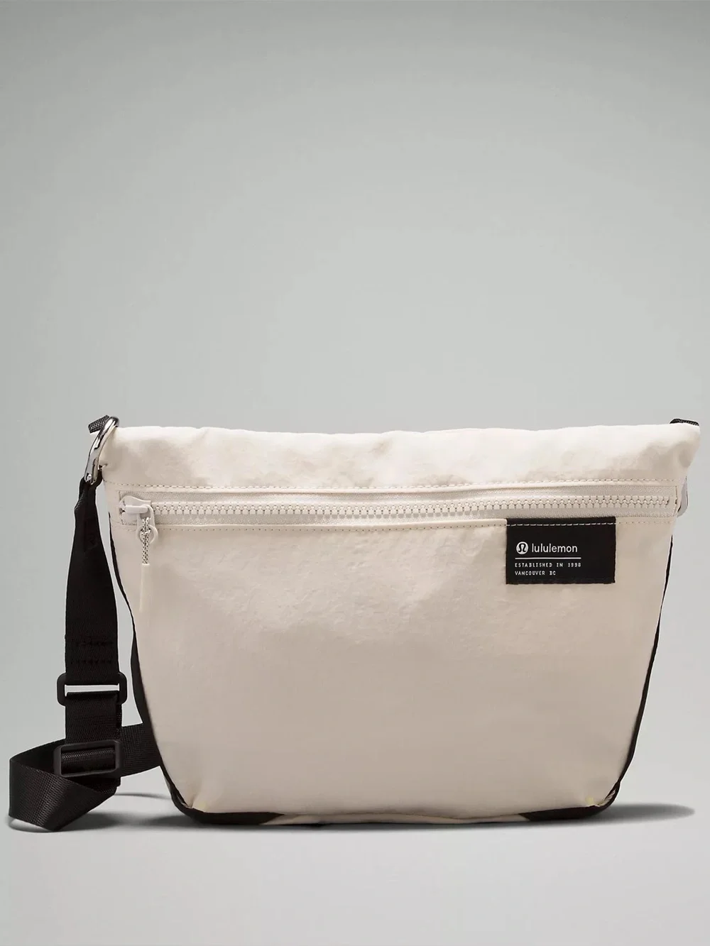 Lululemon Clean Lines Crossbody Shoulder Bag Cream & Black 39477